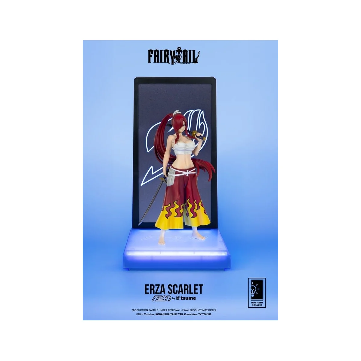 FAIRY TAIL - Erza Scarlet - Neon by Tsume Figure 25cm Figurine