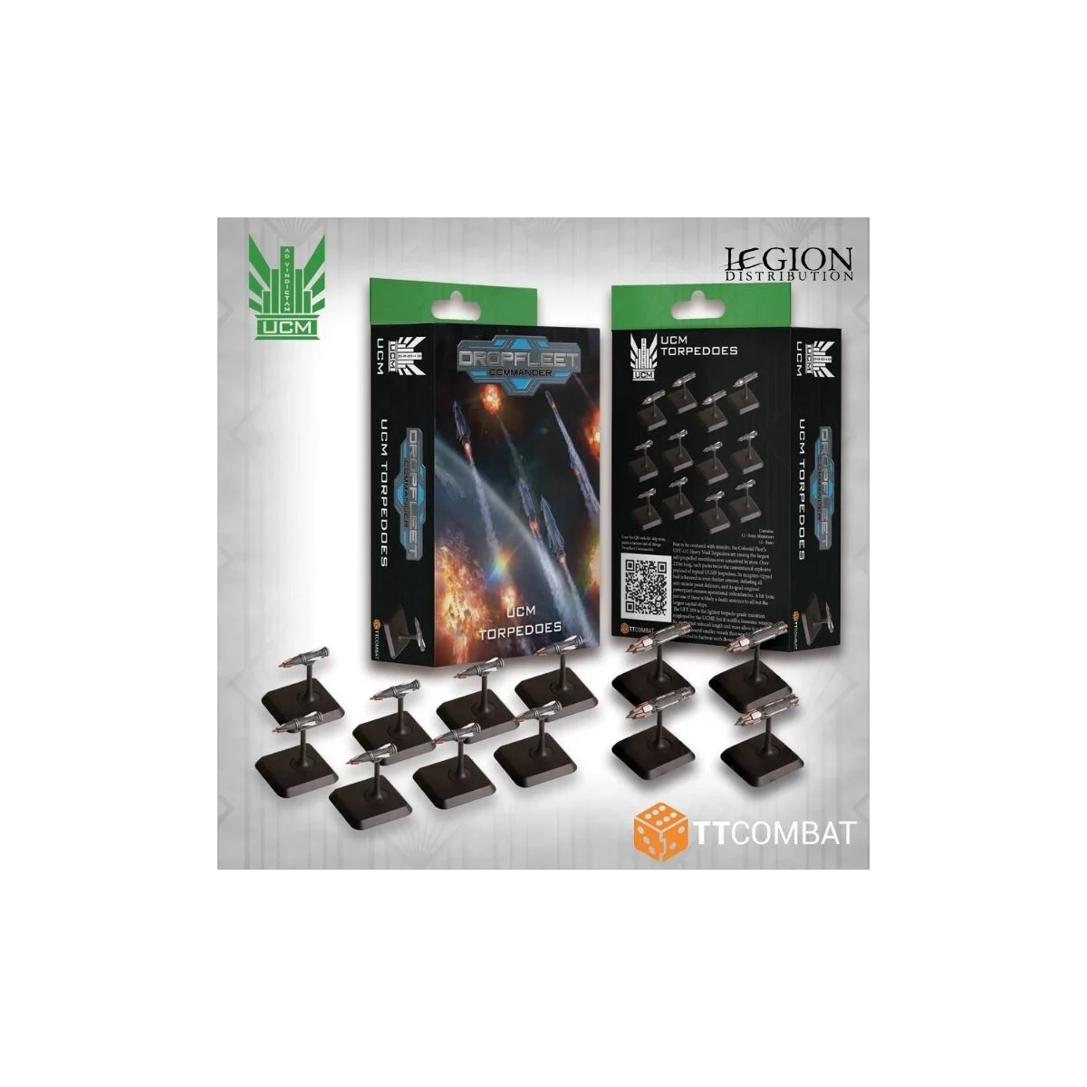 Dropfleet Commander - UCM Torpedoes Figurine games