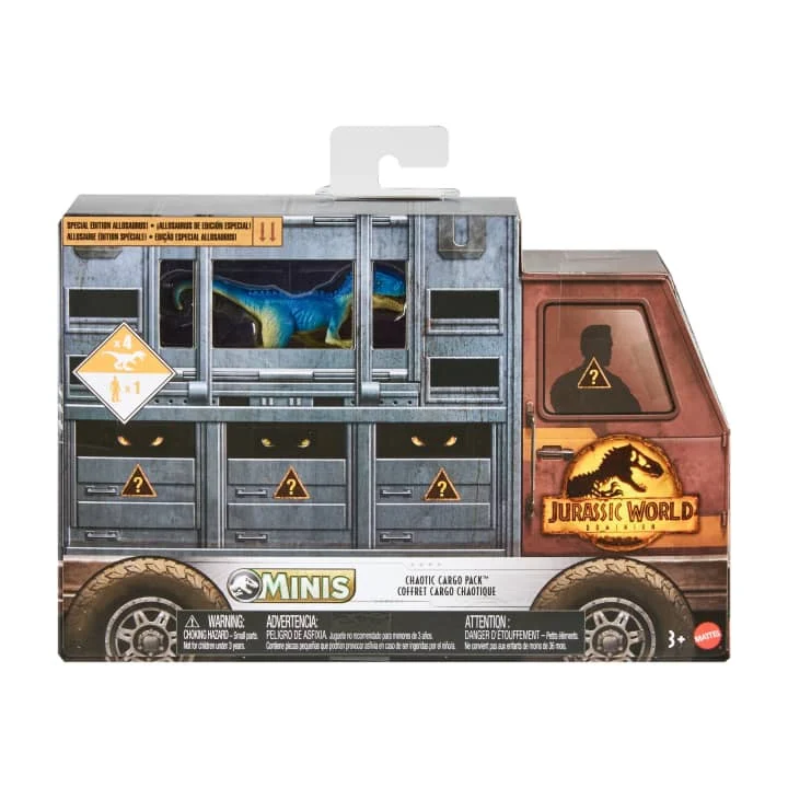 Jurassic World Dominion Chaotic Cargo Pack Mini Action Figures - Mattel
