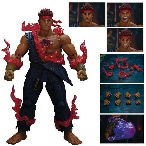 Ultimate Street Fighter IV Evil Ryu 1:12 Scale Action Figure - Storm Collectibles