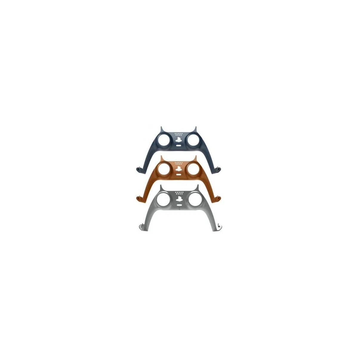 Set of 3 PS5 Controller Cases - Silver-Blue-Gold