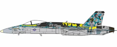 JC Wings F/A-18C Hornet U.S. NAVY VFA-113 Stingers, 2011 JCW-72-F18-020 Scale 1:72