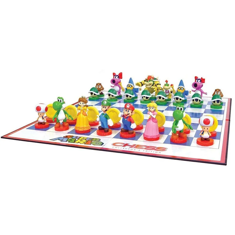 Super Mario Chess Tin Box Chess game - USAopoly