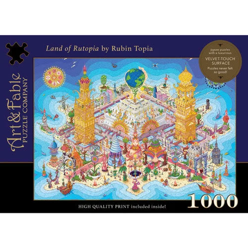 Land Of Rutopia 1000 Piece Puzzle - Art & Fable