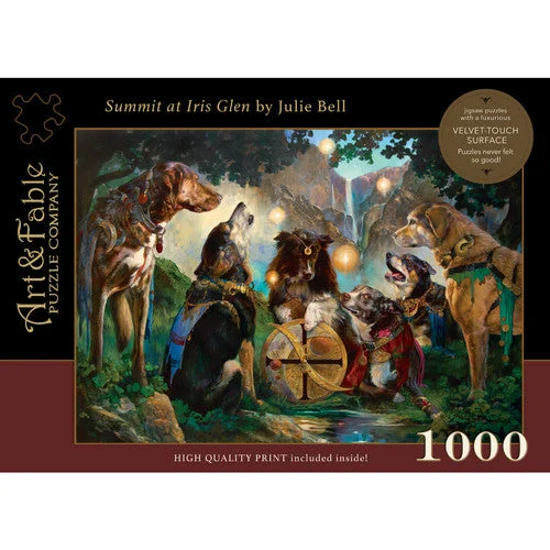 Summit At Iris Glen 1000 Piece Puzzle - Art & Fable