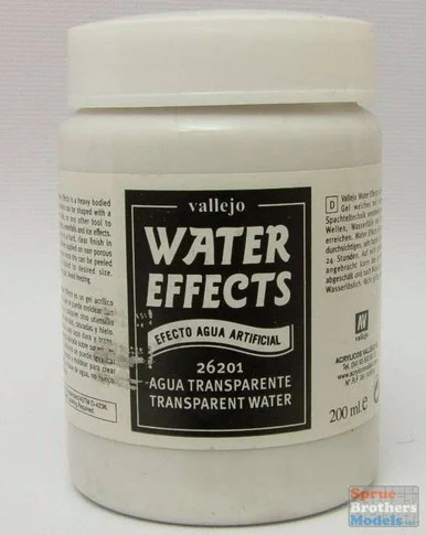 VAL26201 Vallejo Water Effects - Transparent Water (200ml)