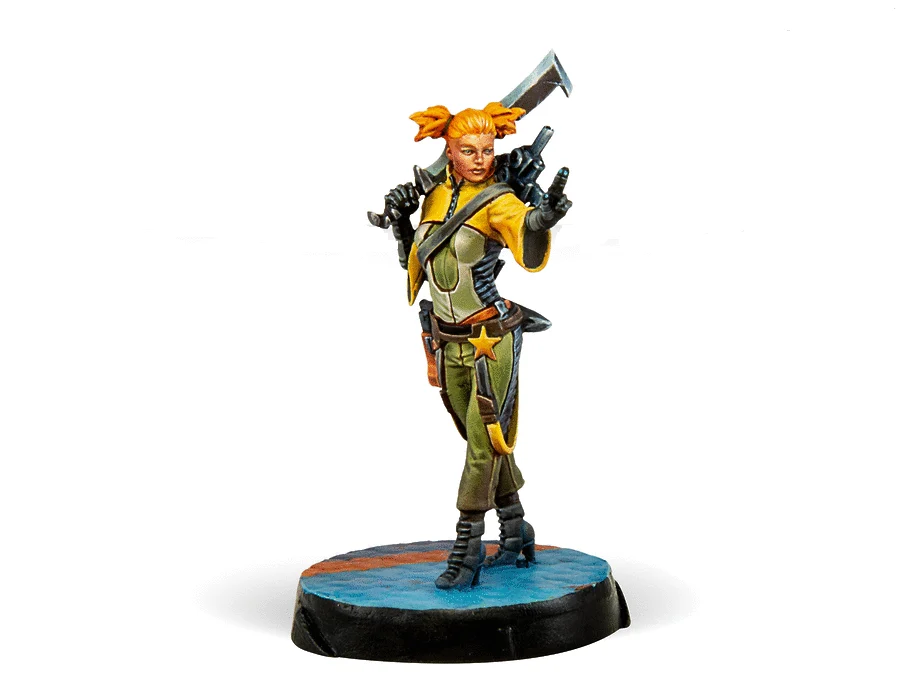 Infinity NA2 Valerya Gromoz (Hacker) Miniature Game Figure - Corvus Belli