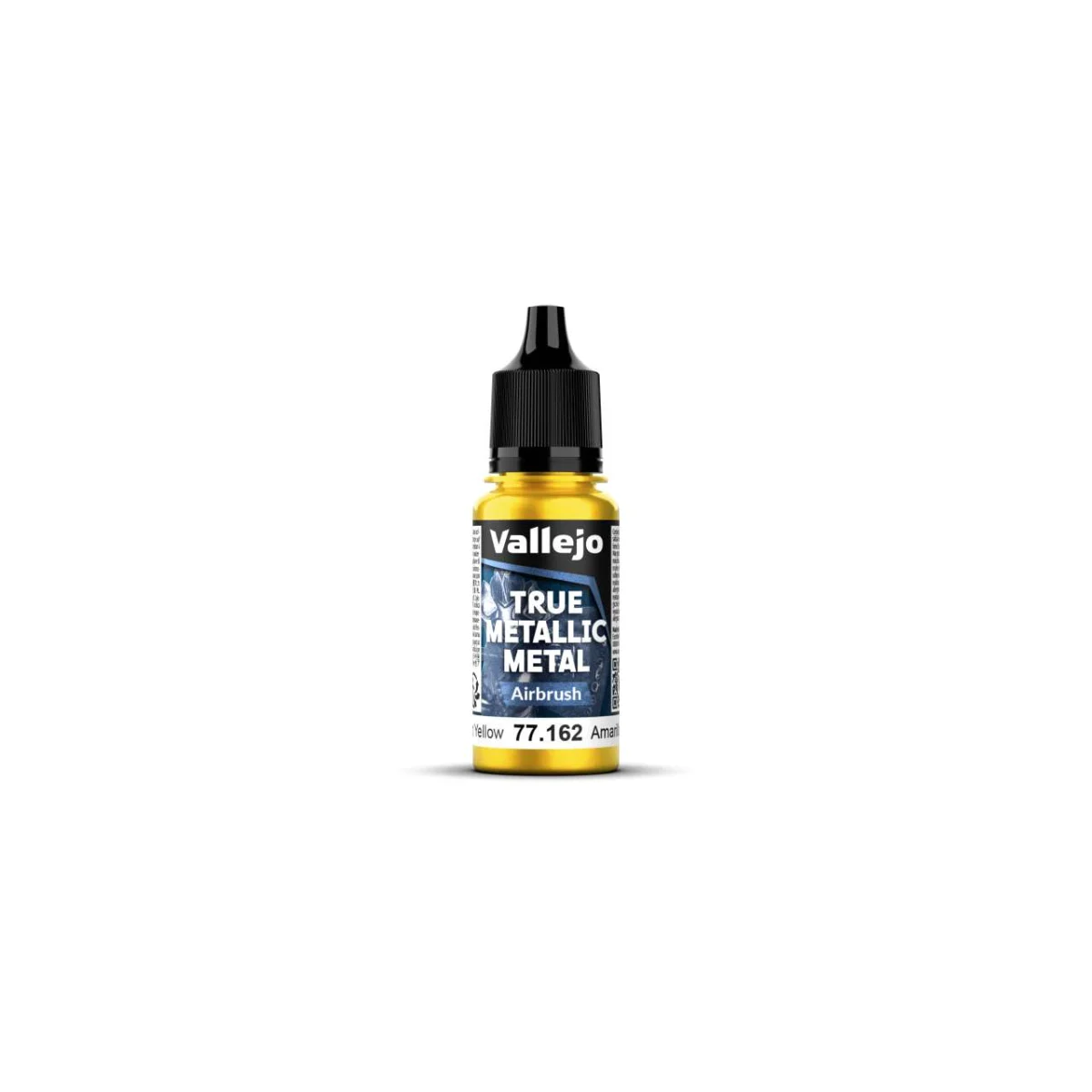 True Metallic Metal 77162 Airbrush Radiant Yellow Paint - Vallejo