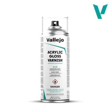 Vallejo 28.530 Acrylic Gloss Varnish Spray 400ml