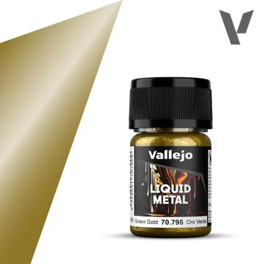 Vallejo 70.795 Green Gold Liquid Metal 35Ml