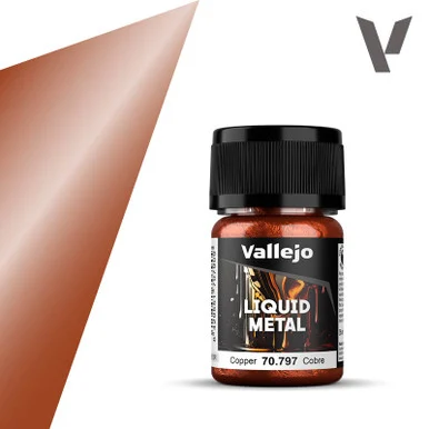 Vallejo 70.797 Copper Liquid Metal 35Ml