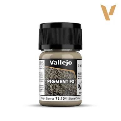 Vallejo 73.104 Light Sienna Pigment FX Powder 35ml Pot