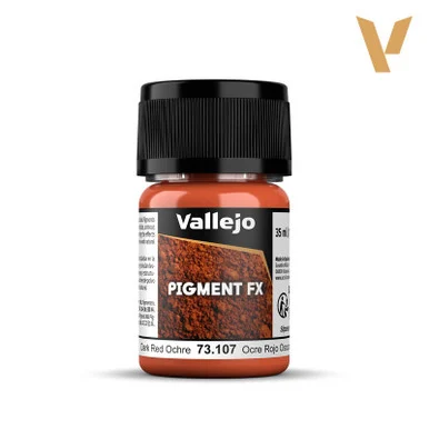 Vallejo 73.107 Dark Red Ocre Pigment FX Powder 35ml Pot
