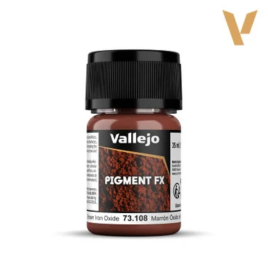 Vallejo 73.108 Brown Iron Oxide Pigment FX Powder 35ml Pot