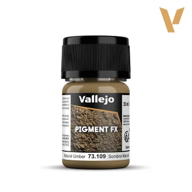 Vallejo 73.109 Natural Umber Pigment FX Powder 35ml Pot