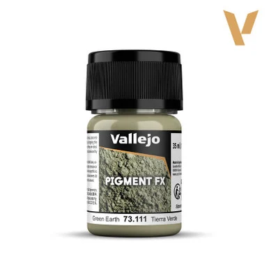 Vallejo 73.111 Green Earth Pigment FX Powder 35ml Pot