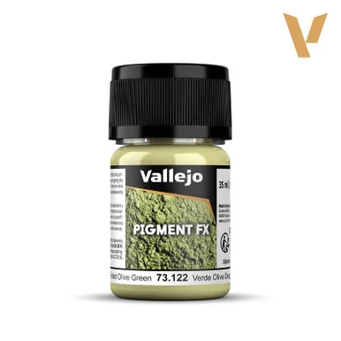 Vallejo 73.122 Faded Olive Green Pigment FX Powder 35ml Pot