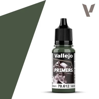 Vallejo 70.612 Model Color - Nato Green Primer, 18 ml Bottle