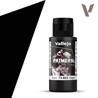 Vallejo 73.602 Black Primer 60ml Bottle