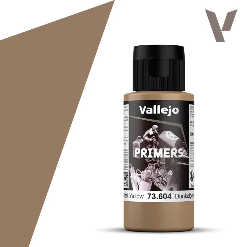 Vallejo Surface Primer: German Dark Yellow (73.604) – Professional Foundation