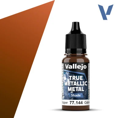 Vallejo 77144 Ancient Copper, Shade True Metallic Metal 18ml Bottle