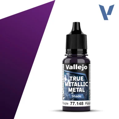 Vallejo 77148 Amethyst Purple, Shade True Metallic Metal 18ml Bottle