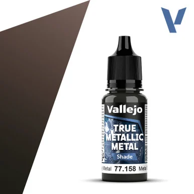 Vallejo 77158 Rusty Metal, Shade True Metallic Metal 18ml Bottle