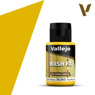 Vallejo 76.503 Dark Yellow Wash 35Ml