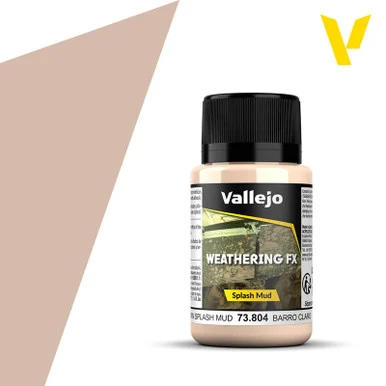 Vallejo 73.804 Light Brown Splash Mud 40ml