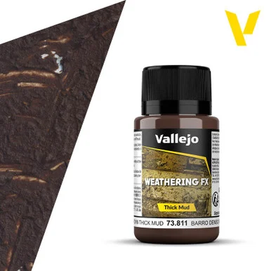 Vallejo 73.811 Brown Thick Mud 40ml