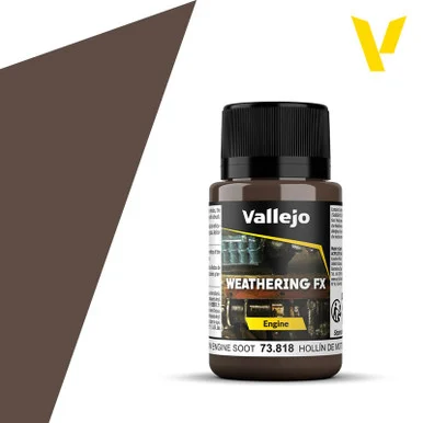 Vallejo 73.818 Brown Engine Soot 40ml