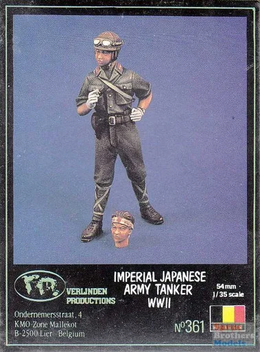VER0361 1:35 Verlinden Figure Set - Imperial Japanese Army Tanker WW2