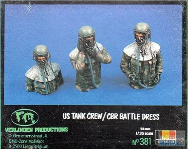 VER0381 1:35 Verlinden Figure Set - US Tank Crew CBR Battle Dress