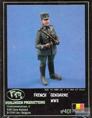 VER0401 1:35 Verlinden Figure Set - French Gendarme WW2 (1 figure)