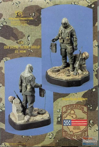 VER0548 120mm Verlinden Figure - CBR Dress Desert Shield US Army