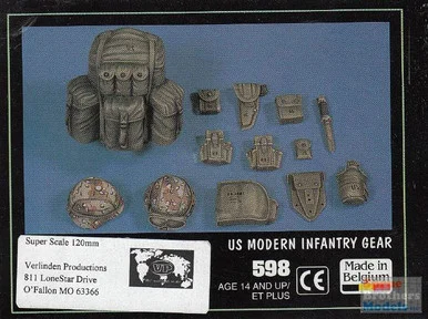 VER0598 120mm Verlinden - US Modern Infantry Gear