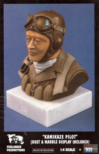 VER0931 1:4 Verlinden Figure Bust - Kamikaze Pilot