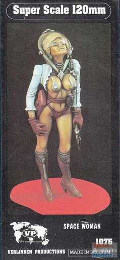 VER1075 120mm Verlinden Figure - Space Woman