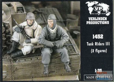 VER1452 1:35 Verlinden Figure Set - Tank Riders III (2 figures)
