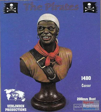 VER1480 200mm Verlinden Bust - Caesar The Pirates
