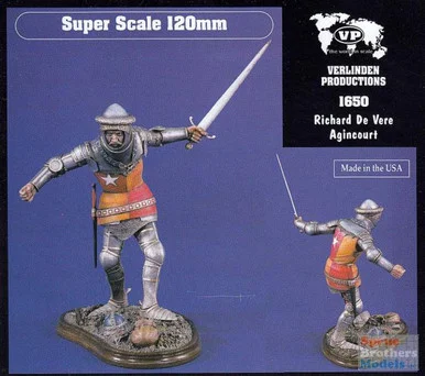 VER1650 120mm Verlinden Figure - Richard De Vere Agincount