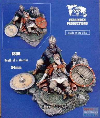 VER1806 54mm Verlinden Vignette - Death of a Warrior
