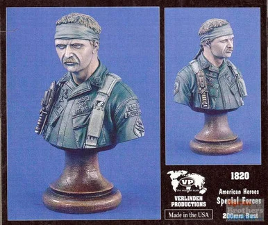 VER1820 200mm Verlinden Bust - "Special Forces" American Heroes