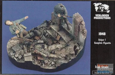 VER1948 1:35 Verlinden Sniper! (Complete Vignette)
