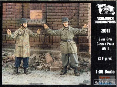 VER2011 1:35 Verlinden Game Over German Paras WWII Figure Set (2 Figures)