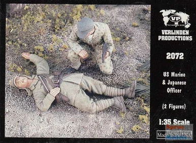 VER2072 1:35 Verlinden US Marine and Japanese Officer (2 Figures)