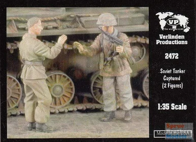 VER2472 1:35 Verlinden Figure Set - Soviet Tanker Captured (2 Figures)
