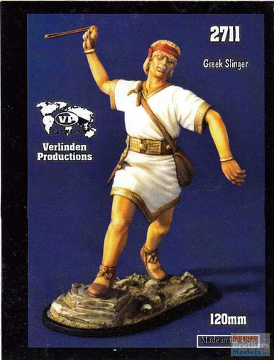VER2711 120mm Verlinden Figure - Greek Slinger