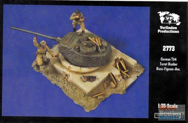 VER2773 1:35 Verlinden German T34 Turret Bunker