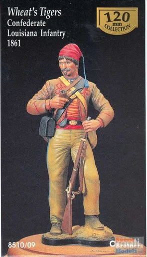 VER8510/09 120mm Verlinden/Amati Figure - Wheat's Tigers Confederate Louisiana Infantry 1861